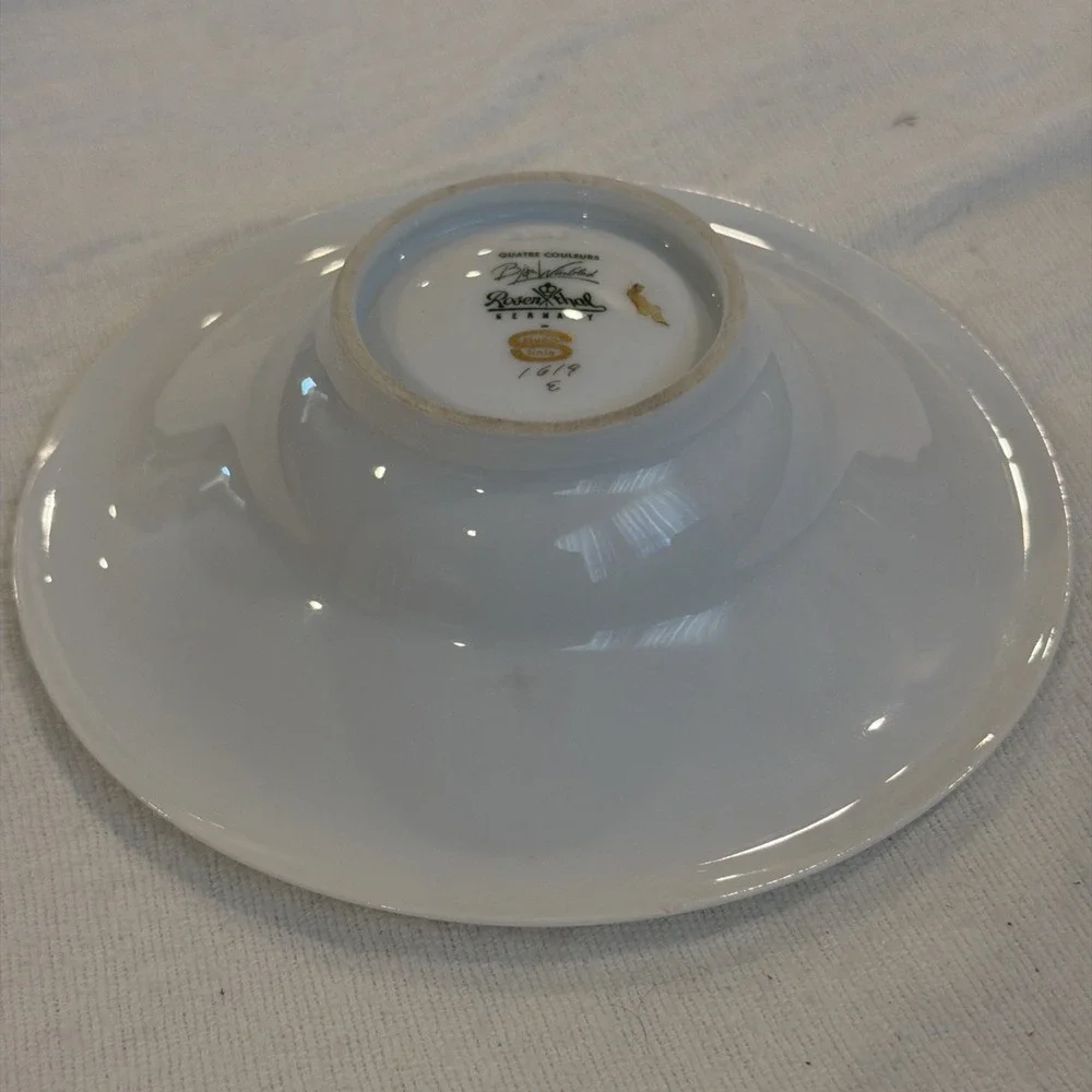 Vtg Rare Rosenthal Studio Line / Bjørn Wiinblad Quatre Couleurs Round Bowl 6.42